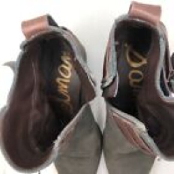 Sam Edelman Hannah Suede Ankle Booties Size 7.5 - Picture 12 of 15